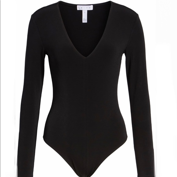 NWT - Leith Deep V-Neck Long Sleeve Bodysuit - Picture 5 of 7